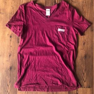 PINK short sleeve pocket tee